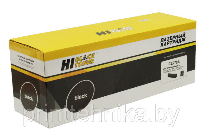 Картридж Hi-Black (HB-CE270A) для HP CLJ CP5520/5525/Enterprise M750, Восстанов, Bk, 13,5K - фото 1 - id-p66817232