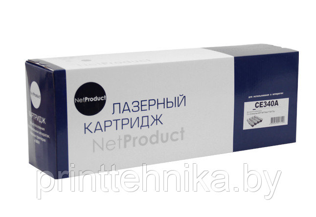 Картридж NetProduct (N-CE340A) для HP CLJ Enterprise MFP M775dn/775f/775z, №651A, Bk,13,5K