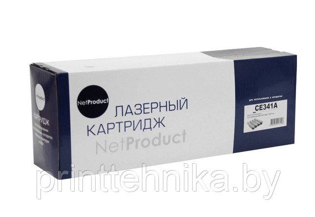 Картридж NetProduct (N-CE341A) для HP CLJ Enterprise MFP M775dn/775f/775z, № 651A, C, 16K