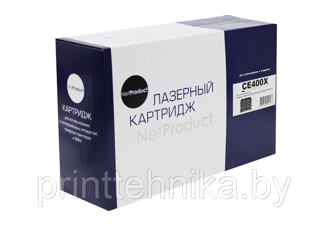 Картридж NetProduct (N-CE400X) для HP LJ Enterprise 500 color M551n/M575dn, Bk, 11K