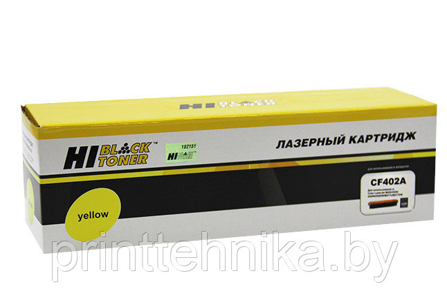 Картридж Hi-Black (HB-CF402A) для HP CLJ M252/252N/252DN/252DW/277n/277DW, № 201A, Y, 1,4K