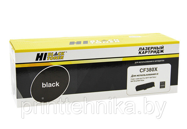 Картридж Hi-Black (HB-CF380X) для HP CLJ Pro MFP M476dn/dw/nw, №312X, Bk, 4,4K - фото 1 - id-p66817378