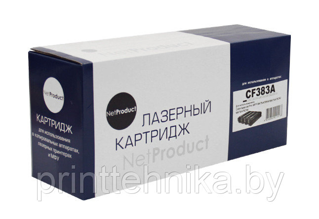 Картридж NetProduct (N-CF383A) для HP CLJ Pro MFP M476dn/dw/nw, №312A, M, 2,7K