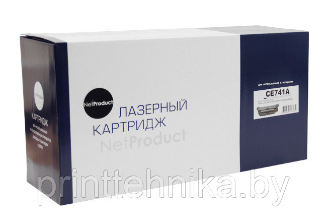 Картридж NetProduct (N-CE741A) для HP CLJ CP5220/5225/5225n/5225dn, Восстанов., C, 7,3K