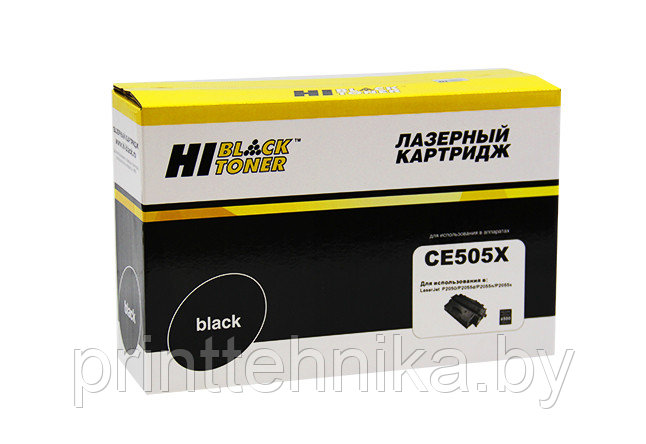 Картридж Hi-Black (HB-CE505X) для HP LJ P2055/P2050, 6,5K - фото 1 - id-p66817406