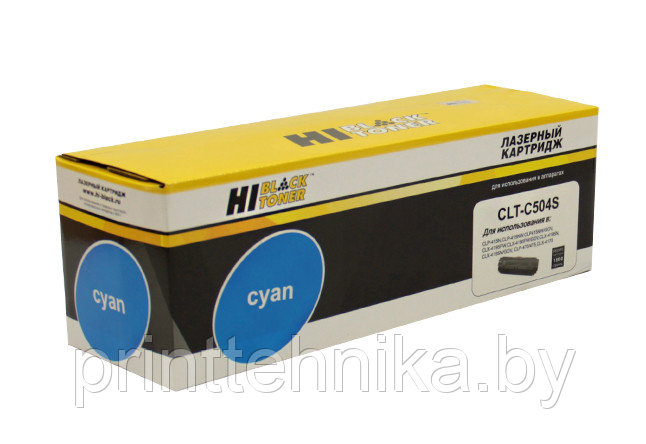 Картридж Hi-Black (HB-CLT-C504S) для Samsung CLP-415/470/475/CLX-4170/4195, C, 1,8K