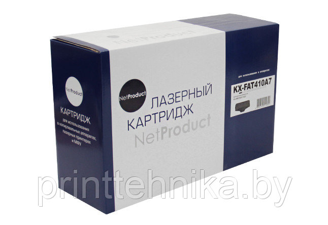 Картридж NetProduct (N-KX-FAT410A7) для Panasonic KX-MB1500/1520, 2,5K