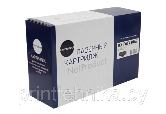 Картридж NetProduct (N-KX-FAT410A7) для Panasonic KX-MB1500/1520, 2,5K - фото 1 - id-p66818577