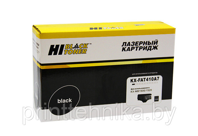 Картридж Hi-Black (HB-KX-FAT410A7) для Panasonic KX-MB1500/1520, 2,5K - фото 1 - id-p66818572