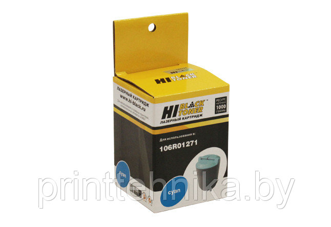 Тонер-картридж Hi-Black (HB-106R01271) для Xerox Phaser 6110, C, 1K