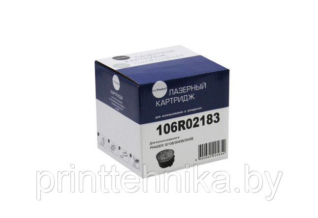 Тонер-картридж NetProduct (N-106R02183) для Xerox Phaser 3010/3040/WC 3045B/3045NI, 2,3K - фото 1 - id-p66818735