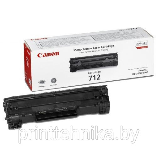 Картридж Canon i-Sensys LBP3010/3100 (O) №712, 1870B002, 1,5K - фото 1 - id-p66863372