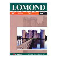 Фотобумага матовая односторонняя (Lomond) A4, 90г/м, 100л. (0102001)