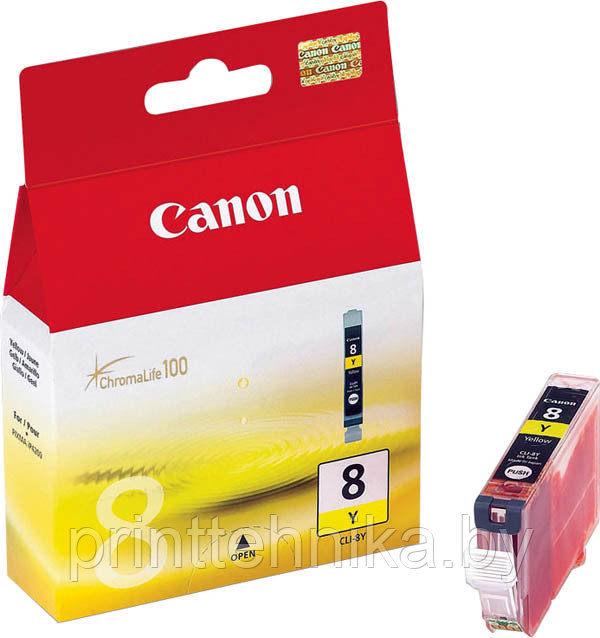 Картридж Canon PIXMA iP4200/iP6600D/MP500 (O) CLI-8Y, Y - фото 1 - id-p66973429