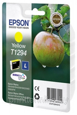 Картридж Epson Stylus SX230/235W/SX420W/SX425W/BX305F (O) C13T12944011/C13T12944012, Y