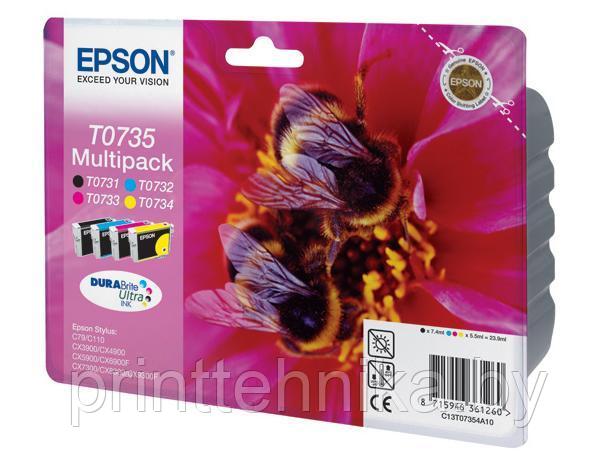 Картридж (комплект 4шт) Epson C79/C110/T30/TX200 (O) T07354A10/T10554A10, BK,С,M,Y - фото 1 - id-p66973585