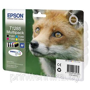 Картридж (комплект 4шт) Epson Stylus S22/SX125/SX420W/SX425W (О) T12854010, BK,C,M,Y