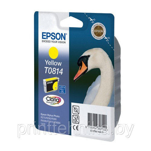 Картридж Epson R270/390/RX590/T50/TX800FW/Photo1410 (O) T08144A/C13T11144A10, Y