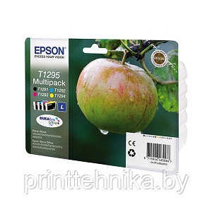 Комплект картриджей Epson Stylus SX230/235W/SX420W/SX425W (О) C13T12954010/12, BK,C,M,Y