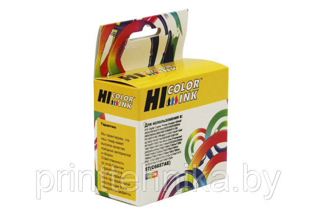 Картридж Hi-Black (HB-C6657AE) для HP DJ 5550/450, №57, Color - фото 1 - id-p66973924