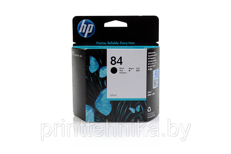 Картридж HP DJ 10PS/20PS/50PS , №84 (O) C5016A, BK - фото 1 - id-p66974072