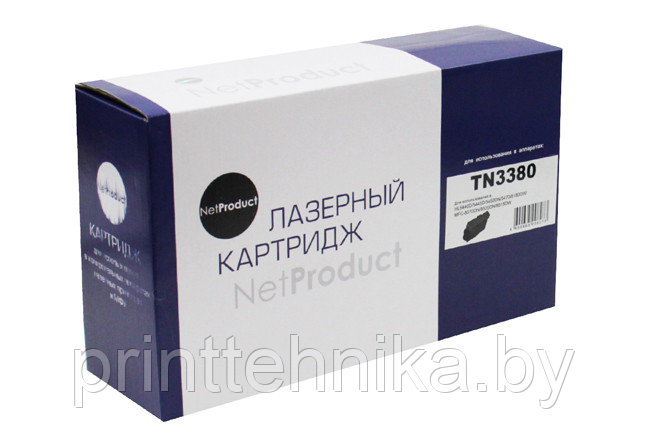 Тонер-картридж NetProduct (N-TN-3380) для Brother HL-5440D/5450DN/DCP-8150DN, 8K - фото 1 - id-p66989496