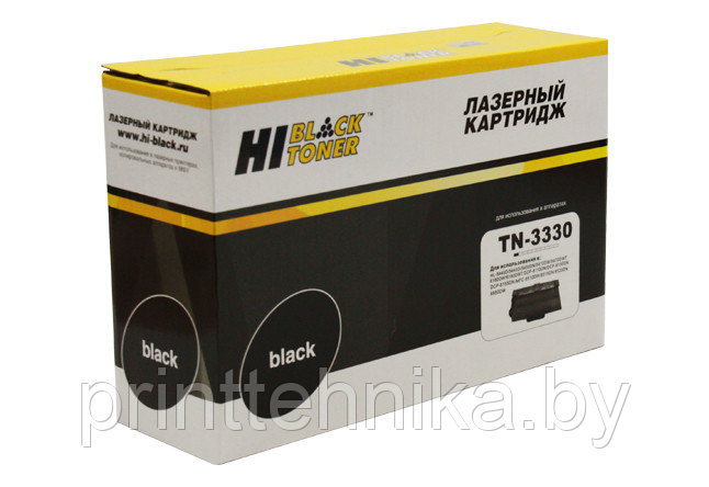Тонер-картридж Hi-Black (HB-TN-3330) для Brother HL-5440D/5445/5450DN/5470DW/6180DW, 3K