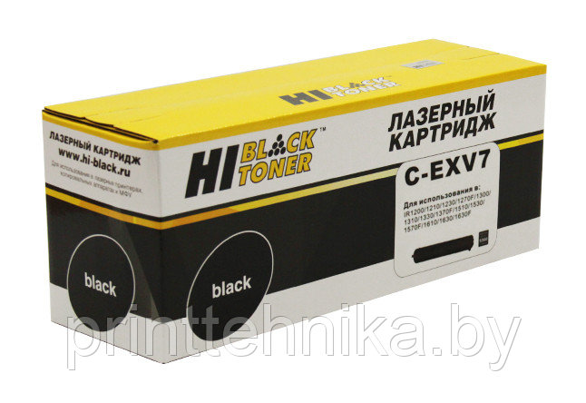 Тонер-картридж Hi-Black (HB-C-EXV7) для Canon iR 1210/1230/1270/1510, туба, 300 г, 5,3K - фото 1 - id-p66989586