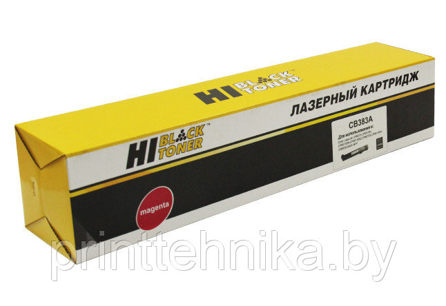 Тонер-картридж Hi-Black (HB-CB383A) для HP CLJ CP6015dn/CM6030/6040MFP, Восстанов, M, 21K - фото 1 - id-p66990520