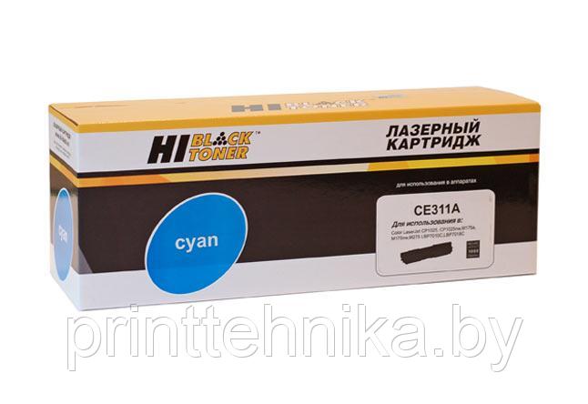 Тонер-картридж Hi-Black (HB-CE311A) для HP CLJ CP1025/1025nw/Pro M175, № 126A, C, 1K