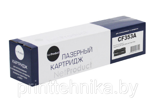 Тонер-картридж NetProduct (N-CF353A) для HP CLJ Pro MFP M176N/M177FW, M, 1K