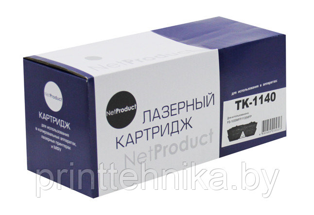 Тонер-картридж NetProduct (N-TK-1140) для Kyocera-Mita FS-1035MFP/DP/1135MFP/M2035DN, 7,2K - фото 1 - id-p66990801
