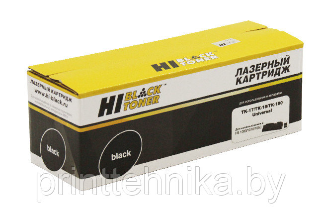 Тонер-картридж Hi-Black (HB-TK-100/TK-18) для Kyocera-Mita KM-1500/FS-1020, 7,2K