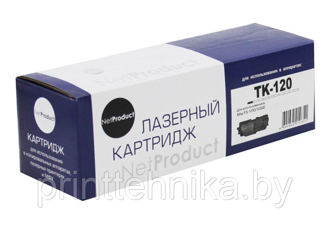 Тонер-картридж NetProduct (N-TK-120) для Kyocera-Mita FS-1030D/DN, 7,2K