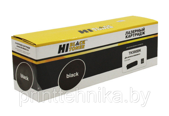 Тонер-картридж Hi-Black (HB-TK-580Bk) для Kyocera-MitaFS-C5150DN/ECOSYS P6021, Bk, 3,5K - фото 1 - id-p66990884