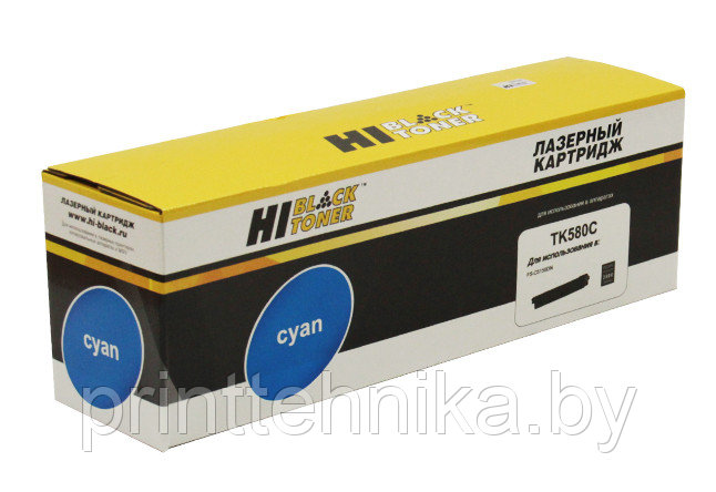 Тонер-картридж Hi-Black (HB-TK-580C) для Kyocera-Mita FS-C5150DN/ECOSYS P6021, C, 2,8K - фото 1 - id-p66990885