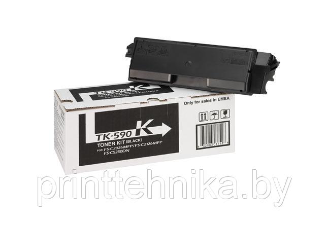 Картридж Kyocera FS-C2026MFP/C2126MFP/C5250/ECOSYS M6026CDN/P6026CDN (O) TK-590K, Bk, 7К - фото 1 - id-p66990886