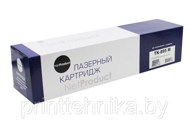 Тонер-картридж NetProduct (N-TK-895M) для Kyocera-Mita FS-C8025MFP/8020MFP, M, 6K - фото 1 - id-p66990932