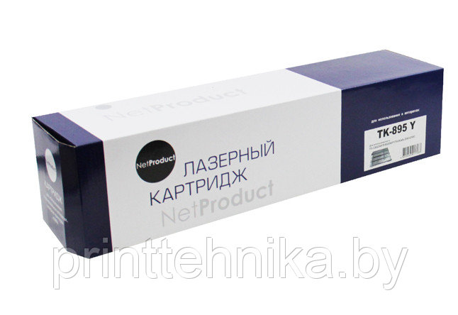 Тонер-картридж NetProduct (N-TK-895Y) для Kyocera-Mita FS-C8025MFP/8020MFP, Y, 6K