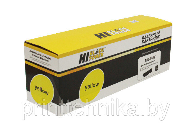 Тонер-картридж Hi-Black (HB-TK-5140Y) для Kyocera-Mita ECOSYS M6030cdn/M6530cdn, Y, 5K - фото 1 - id-p66990943