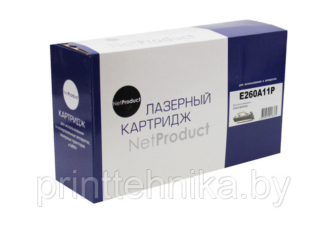 Тонер-картридж NetProduct (N-E260A11P) для Lexmark E260/E360/E460, 3,5K - фото 1 - id-p66991211