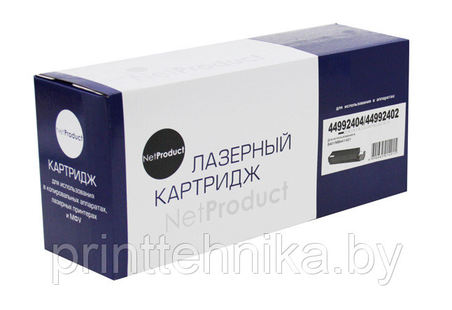 Тонер-картридж NetProduct (N-44992404/44992402) для OKI B401/MB441/451, 2,5K