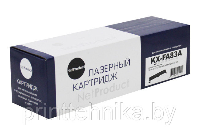 Тонер-картридж NetProduct (N-KX-FA83A) для Panasonic KX-FL513RU/511/541/543/FLM653, 2,5K - фото 1 - id-p66991727