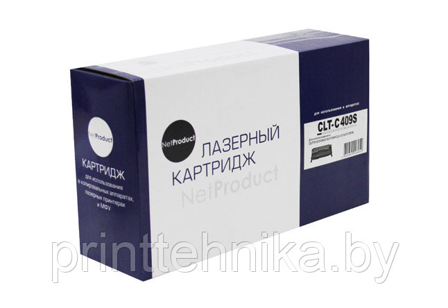 Тонер-картридж NetProduct (N-CLT-C409S) для Samsung CLP-310/315/CLX-3170fn/3175, C, 1K - фото 1 - id-p66992153