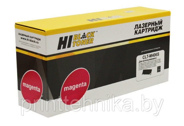 Тонер-картридж Hi-Black (HB-CLT-M406S) для Samsung CLP-360/365/368/CLX-3300/3305, M, 1K - фото 1 - id-p66992175