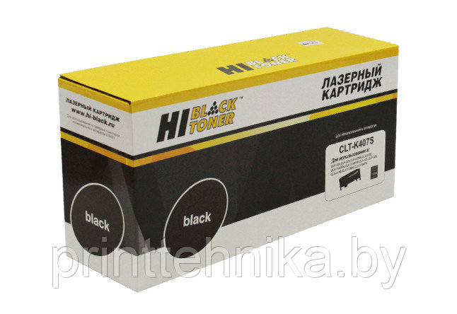 Тонер-картридж Hi-Black (HB-CLT-K407S) для Samsung CLP-320/320n/325/CLX-3185, Bk, 1,5K