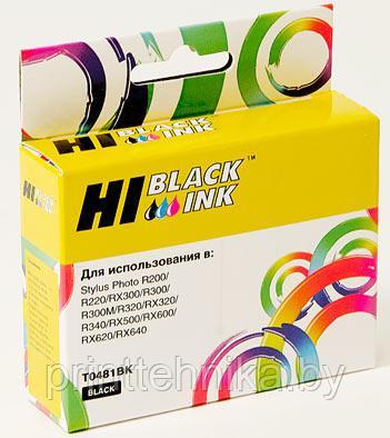 Картридж Hi-Black (HB-T0481) для Epson Stylus Photo R200/R300/RX500/RX600, Bk - фото 1 - id-p67010168