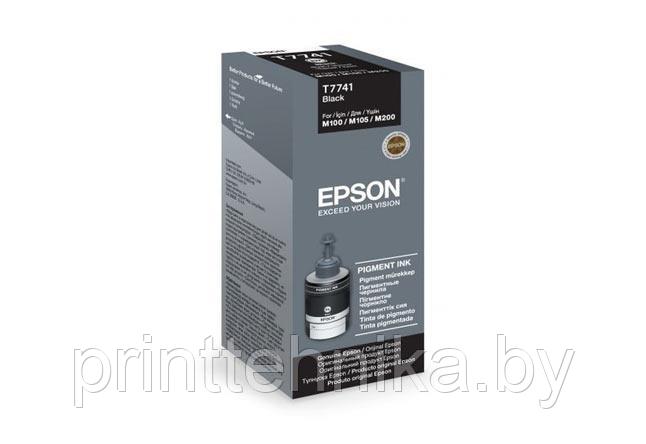 Чернила Epson M100/105/200/205 (O) C13T77414A, black, 140ml - фото 1 - id-p67228121