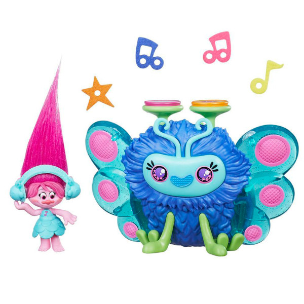 Hasbro Trolls B9885 Тролли Набор Город троллей Диджей Баг
