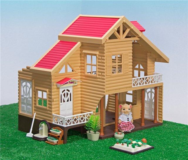 Детский игровой набор домик для кукол с мебелью Happy Family Лесной арт. 012-03 с аксессуарами